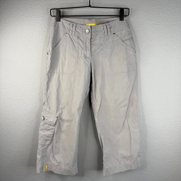 Lole Gray Cropped Capri Pants - Picture 1 of 8